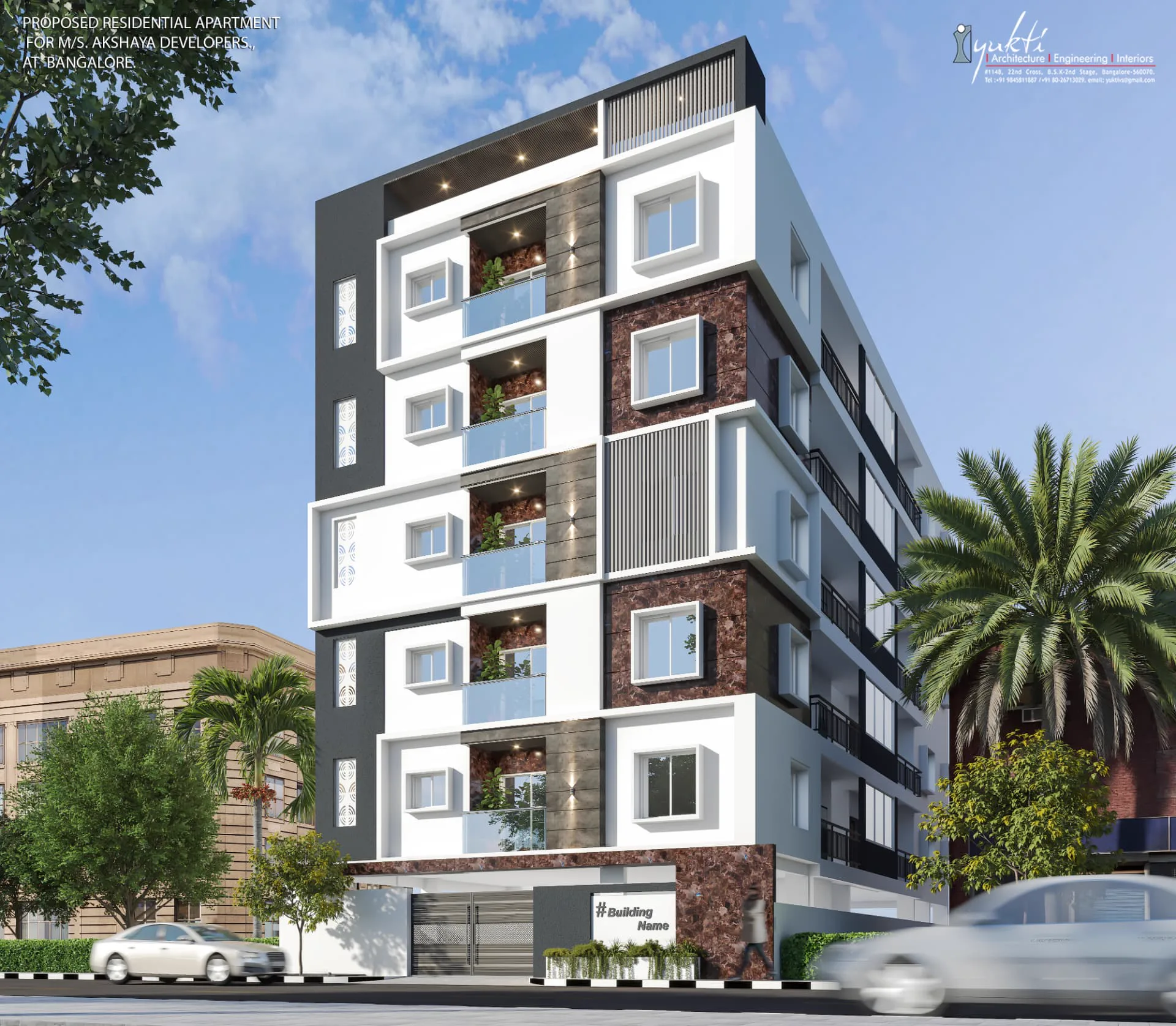 Architectural rendering of Akshaya Bliss in Jayanagar